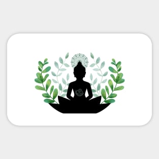 Zen Buddha Meditation Sticker